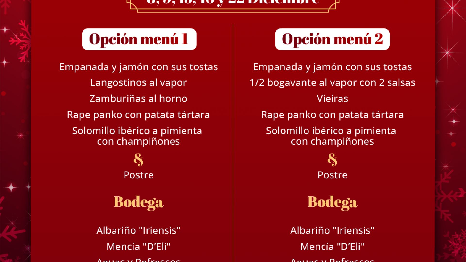 Ya puedes reservar tus cenas de Navidad en grupo en el Hotel Scala