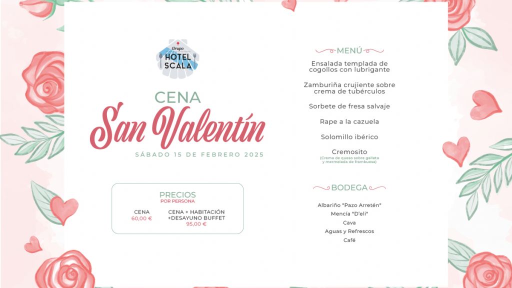 Vive una cita inolvidable de San Valentín con el Grupo Hotel Scala