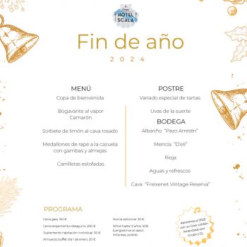 Ya puedes reservar tu cena de fin de año en el Hotel Scala