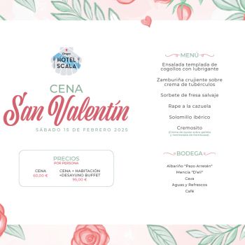 Vive una cita inolvidable de San Valentín con el Grupo Hotel Scala